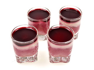 blaubeer frucht mousse