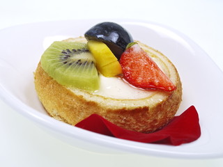 baumkuchen mousse tartelette