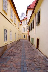 Fototapeta na wymiar Gasse in der Prager Altstadt