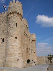vertical qaitbey castle