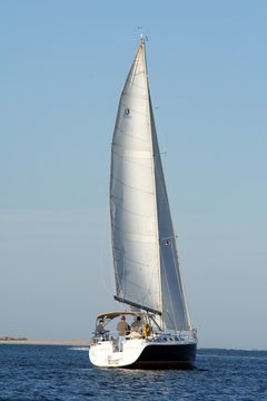 sailing through inlet