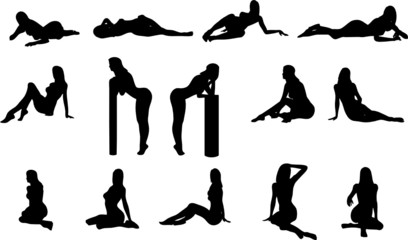 Sexy Silouettes - Vector