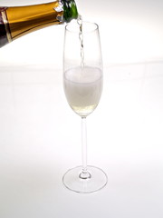 glas champagner
