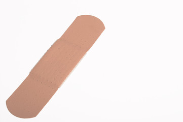 A close-up image of an adhesive bandage.