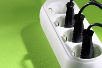 White outlet isolated. Great details.