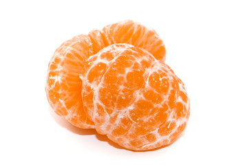 Slice of mandarin fruit ready for eat
