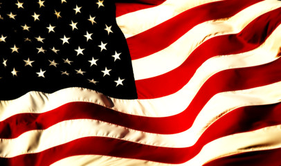 a close up picture of an american flag - 5638954