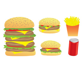 Burgers, Chips and a 3d Can 