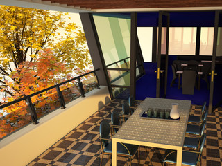 Conference Room Ready for Early AM Meeting