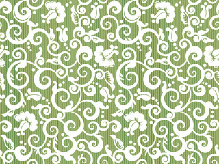 Floral repeat pattern, or seamless wallpaper, tilable background