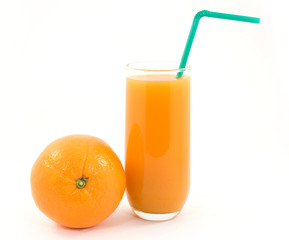 orange juice summer refreshment