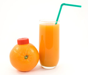 orange juice summer refreshment