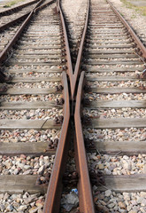 Two tracks - vertical