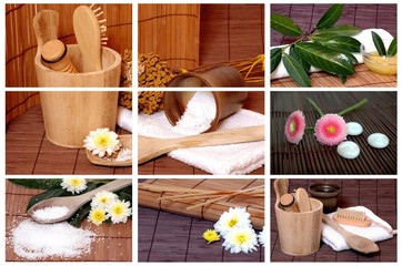 Wellness Collage Sauna