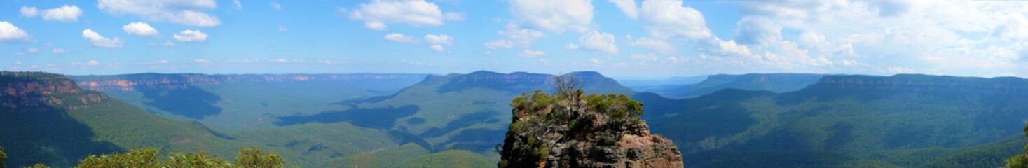 Fototapeta na wymiar Blue Mountains - Panorama II