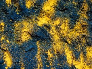 Pigmento verde y amarillo
