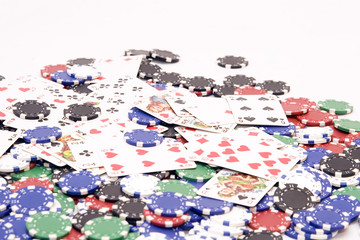 Naklejka premium Poker chip