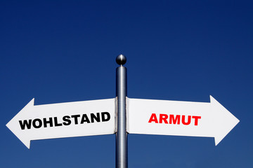 Wohlstand oder Armut