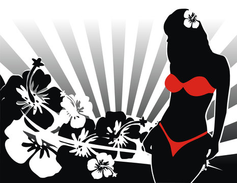 bikini rojo