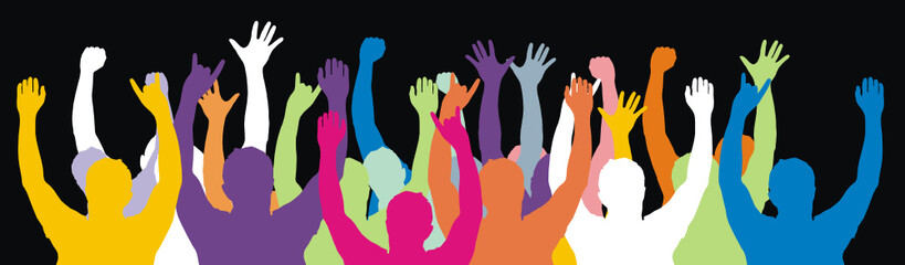 manifestacion multicolor © Sergio Hayashi