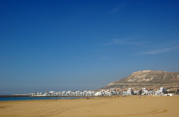 Der Strand von Agadir