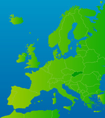 europa-karte slowakei