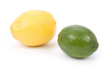 Yellow Lemons and green Lime