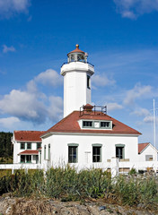 Fototapeta na wymiar Point Wilson Lighthouse in Washington State