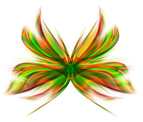 Fototapeta na wymiar Abstract butterfly