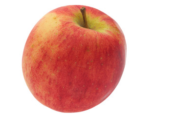 ripe apple isolated on white