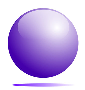 boule mauve