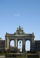 Triumphal arch in the Parc du Cinquantenaire, Brussels