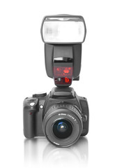 digital camera isolated on white