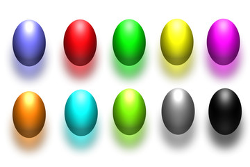 Ostereier Candy-Buttons