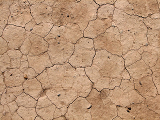 Getrockneter Flusslauf