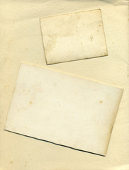 Vintage card background texture and edges