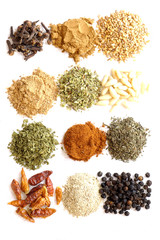 Especias para cocinar