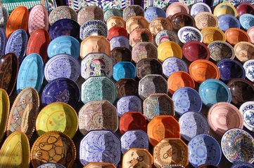 Photo sur Plexiglas Tunisie les poteries de Nabeul