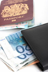 passport and wallet