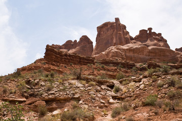 Rocky landscape. Arches National Park