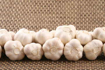 lots of garlic close-ups - healthy eating