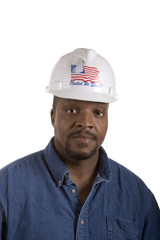 Construction Worker Looking at Camera