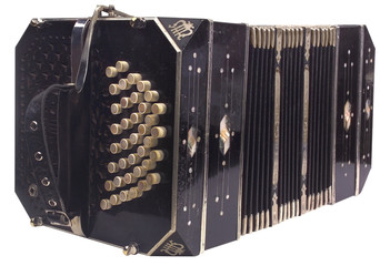 Old traditional and elegant accordion