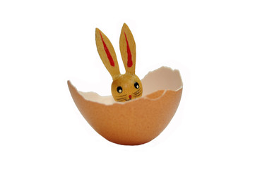 Osterhase im Ei