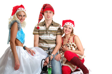 Obraz premium macho Santa