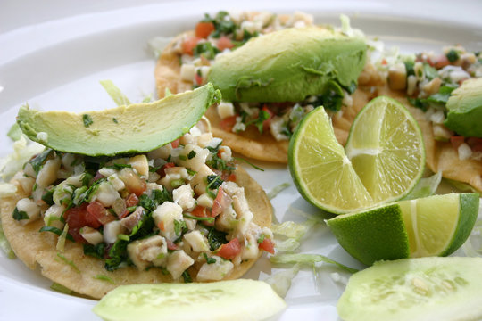 Tostadas De Ceviche