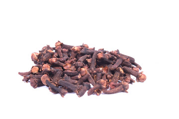 brown clove grocery on the white background