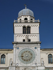 Fototapeta na wymiar Padua: Clock Tower in 'Signori' Square