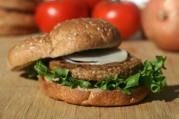 Vegetarian Soy Burger