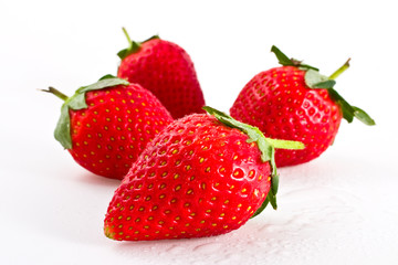 Ripe strawberry